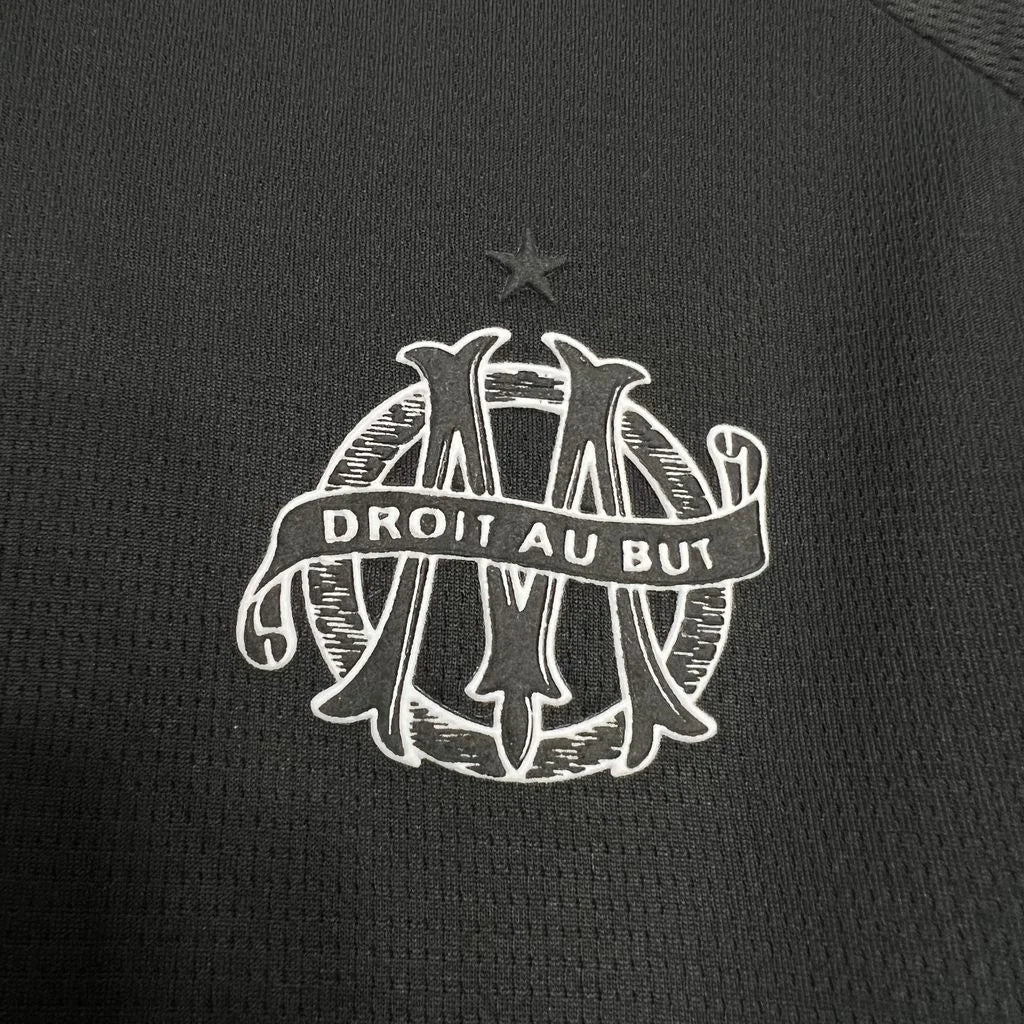 Olympique de Marseille maillot foot 125 ans 2024/2025 OM noir