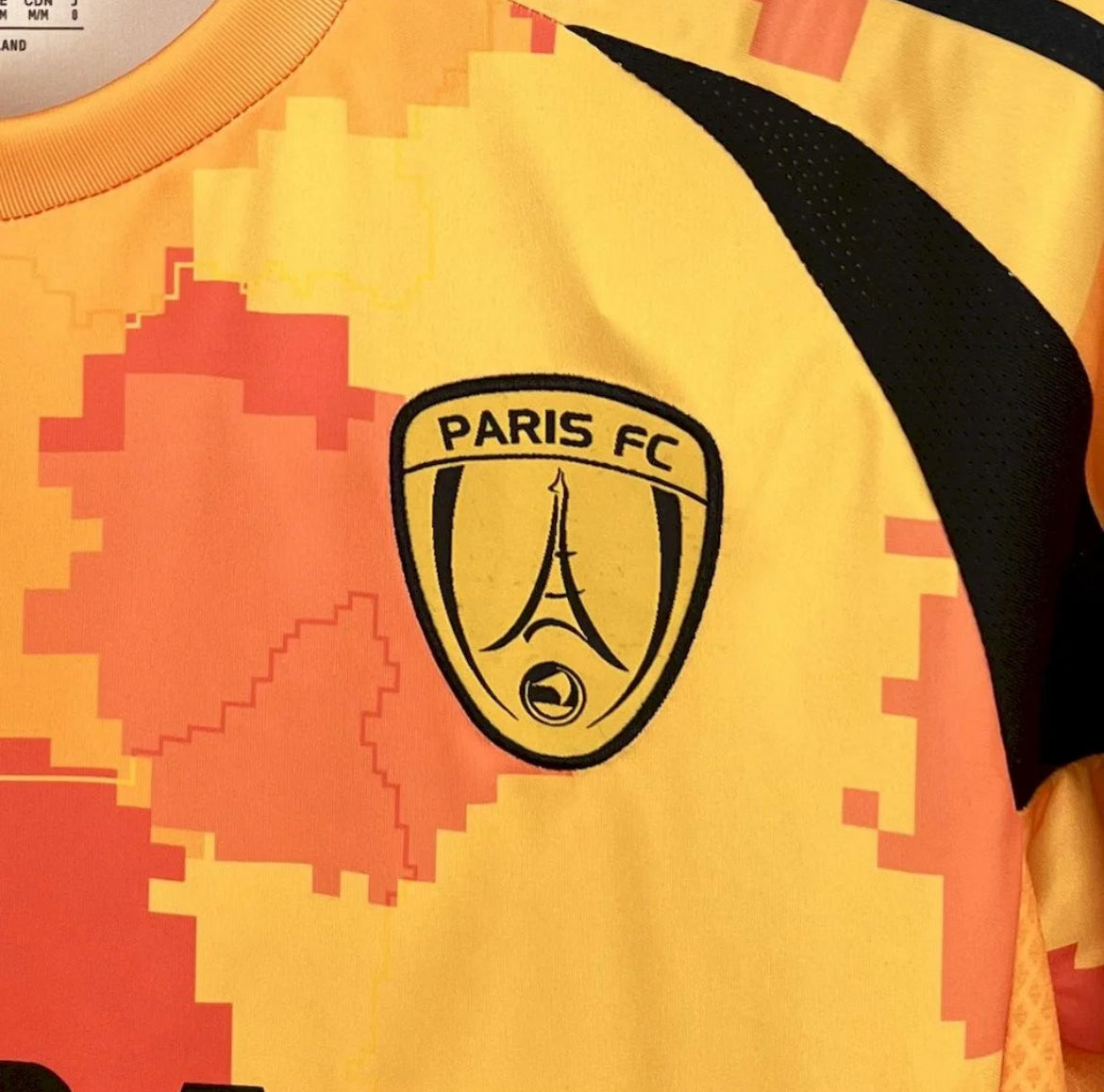 Paris FC maillot foot third 2024/2025 Ninho Jefe Orange
