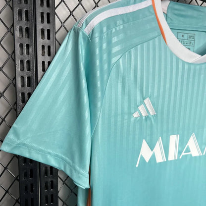 Inter Miami Maillot foot 2024/2025 Third Vert Bleu Version Retro