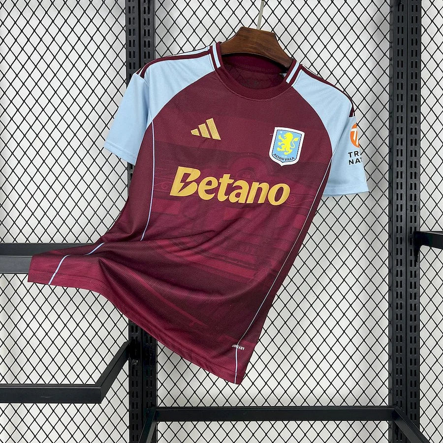 Aston Villa maillot foot domicile 2025/2026