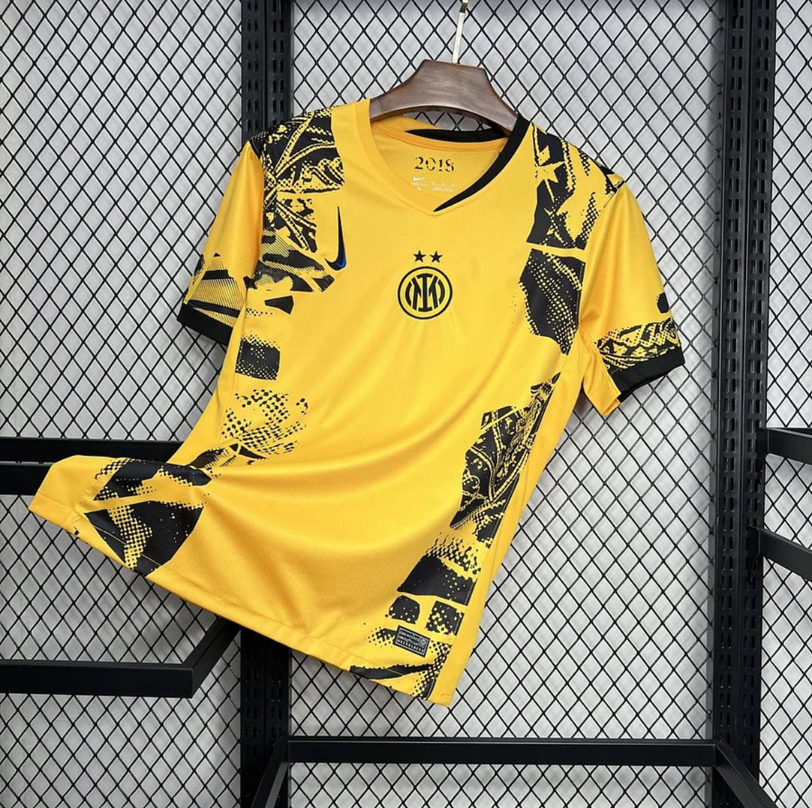 Inter Milan maillot foot third 2024/2025 jaune