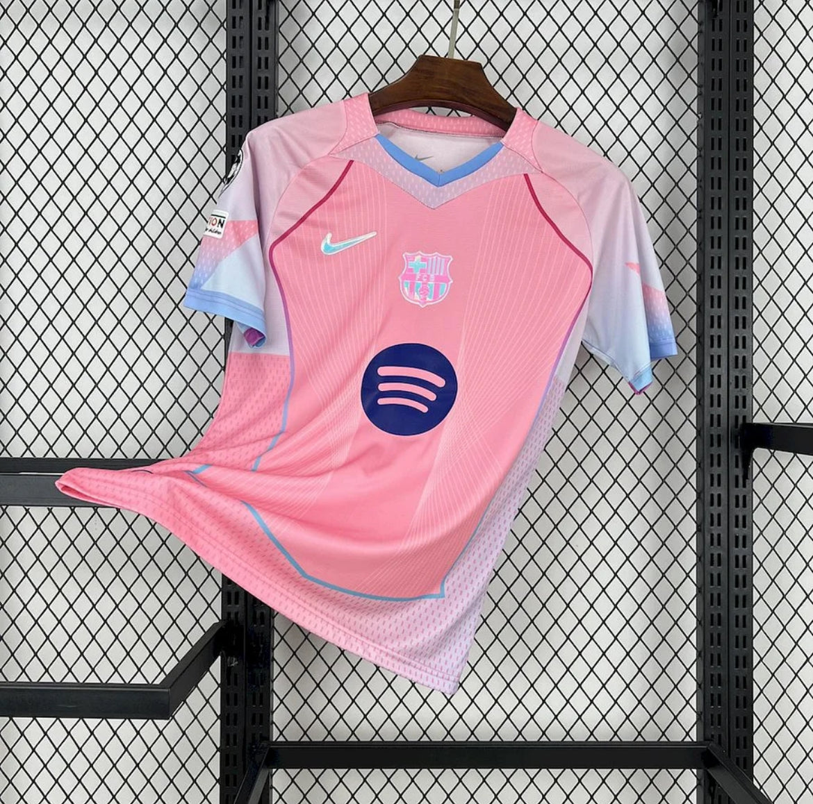 FC Barcelone maillot foot rose 2025/2026