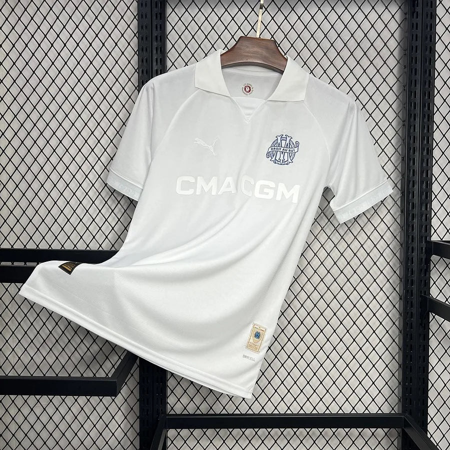 Olympique de Marseille maillot foot 125 ans 2024/2025 OM blanc