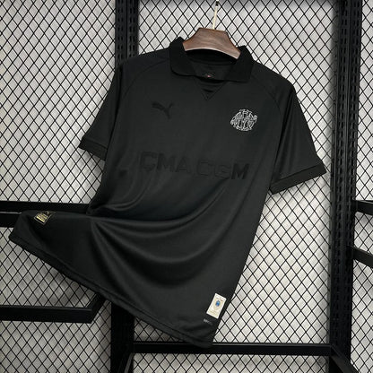 Olympique de Marseille maillot foot 125 ans 2024/2025 OM noir
