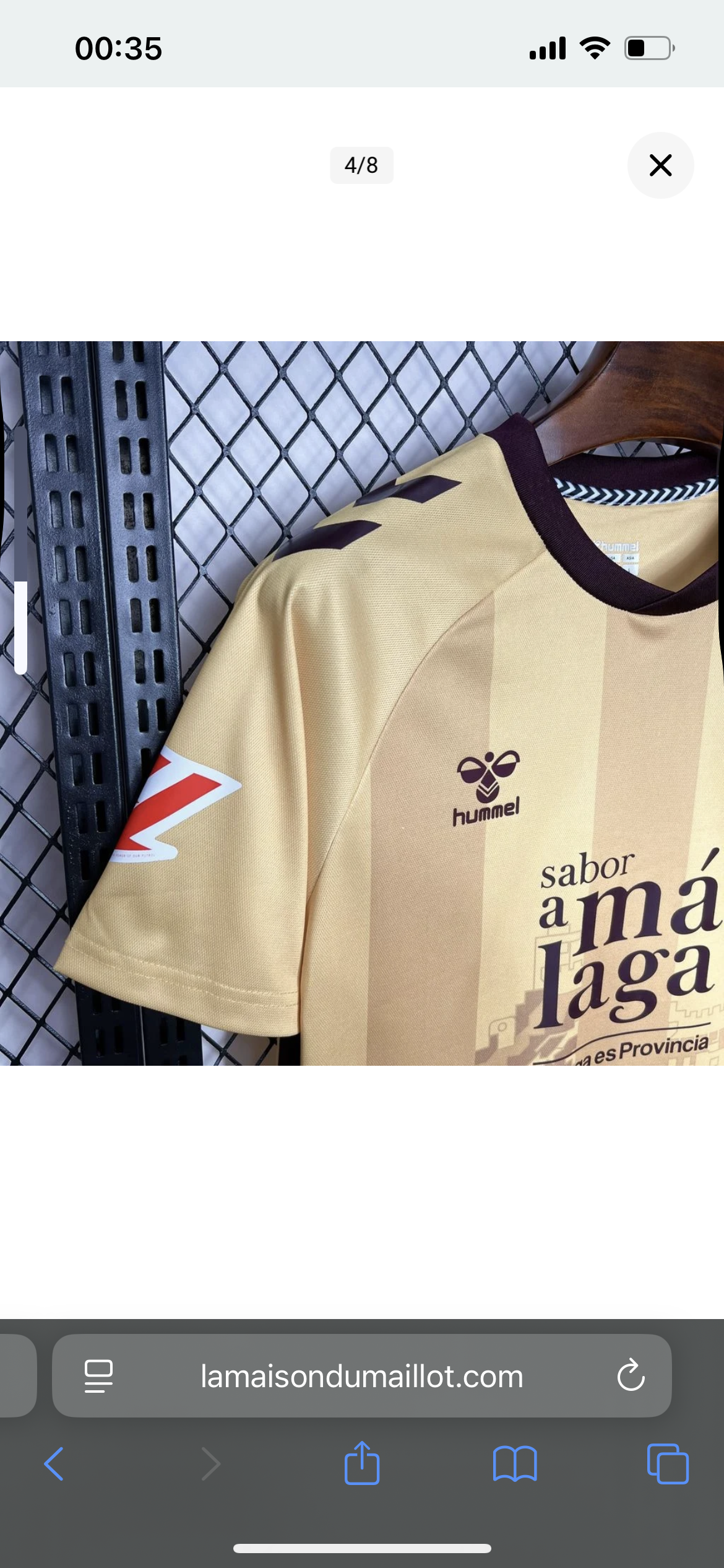 Malaga maillot foot third extérieur 2024/2025