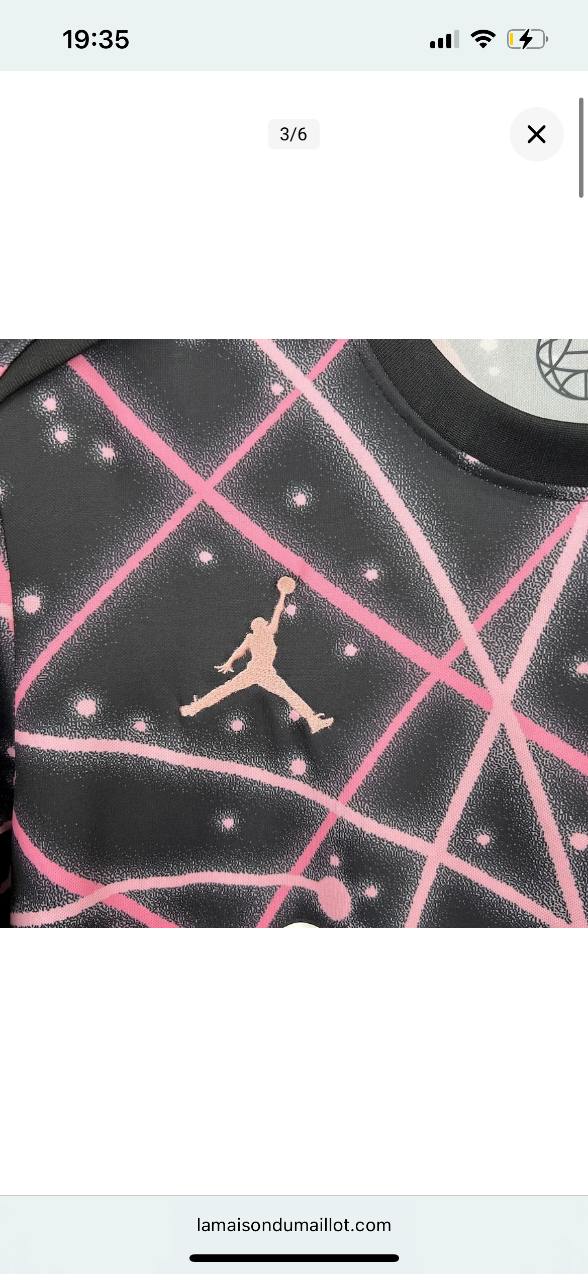 Paris Saint Germain PSG maillot foot third 2025/2026 Entraînement