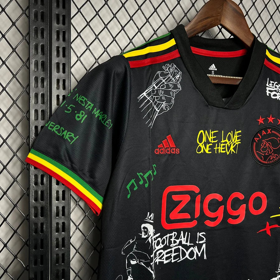 AJAX maillot foot 2021/2022 Bob Marley Concept